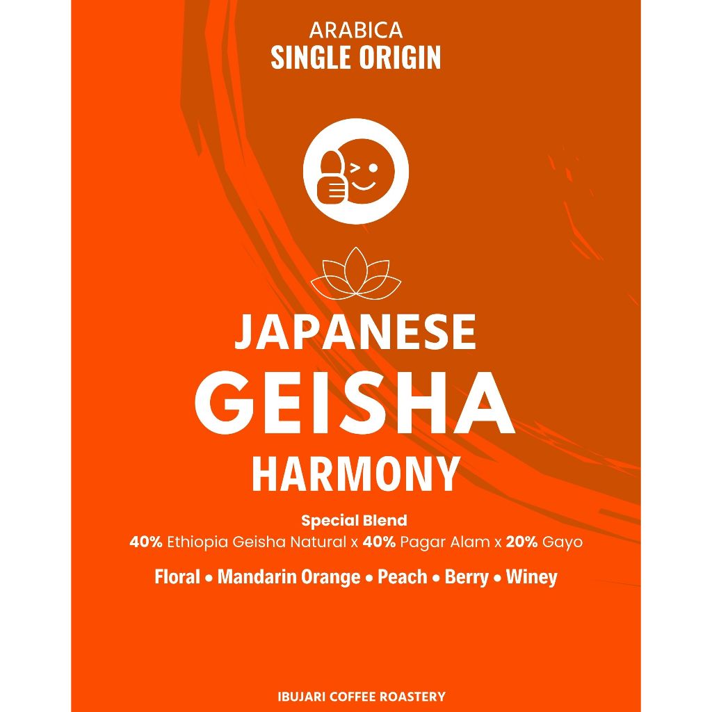 

Japanese Geisha Harmony • Biji Kopi Arabika Filter Manual Brew Arabica Beans Ibujari Coffee Roastery
