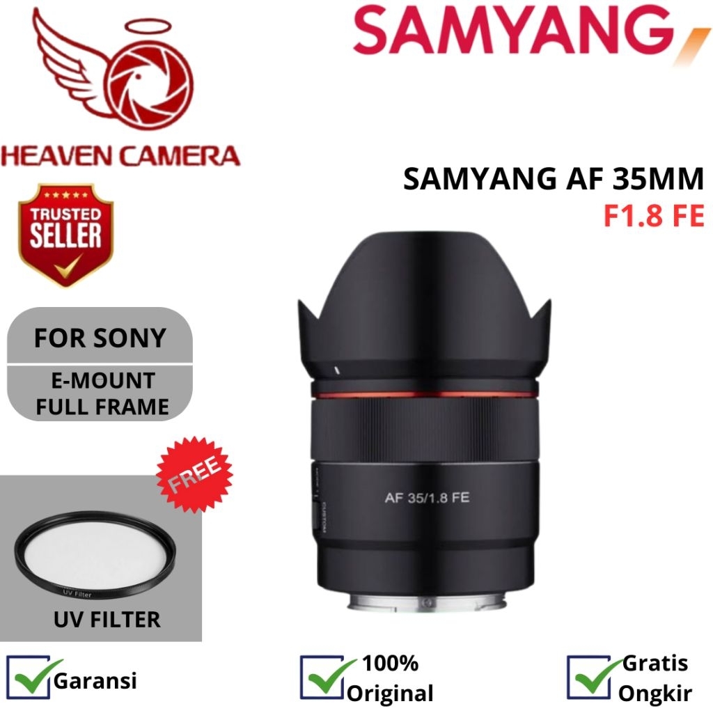 LENSA SAMYANG AF 35MM F1.8 FE / SAMYANG AF 35MM F1.8 FE
