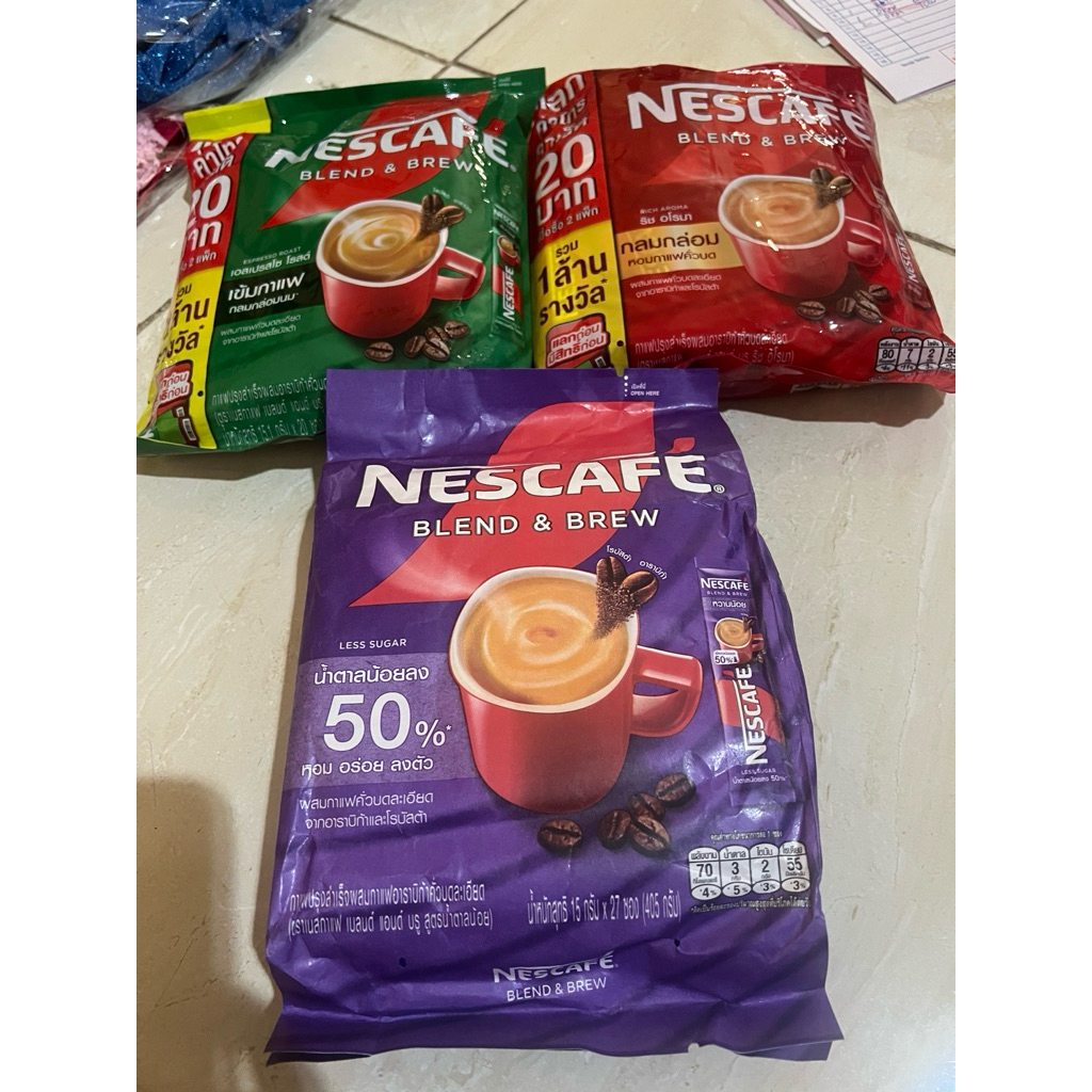 

Nescafe Blend & Brew Bungkus / Box