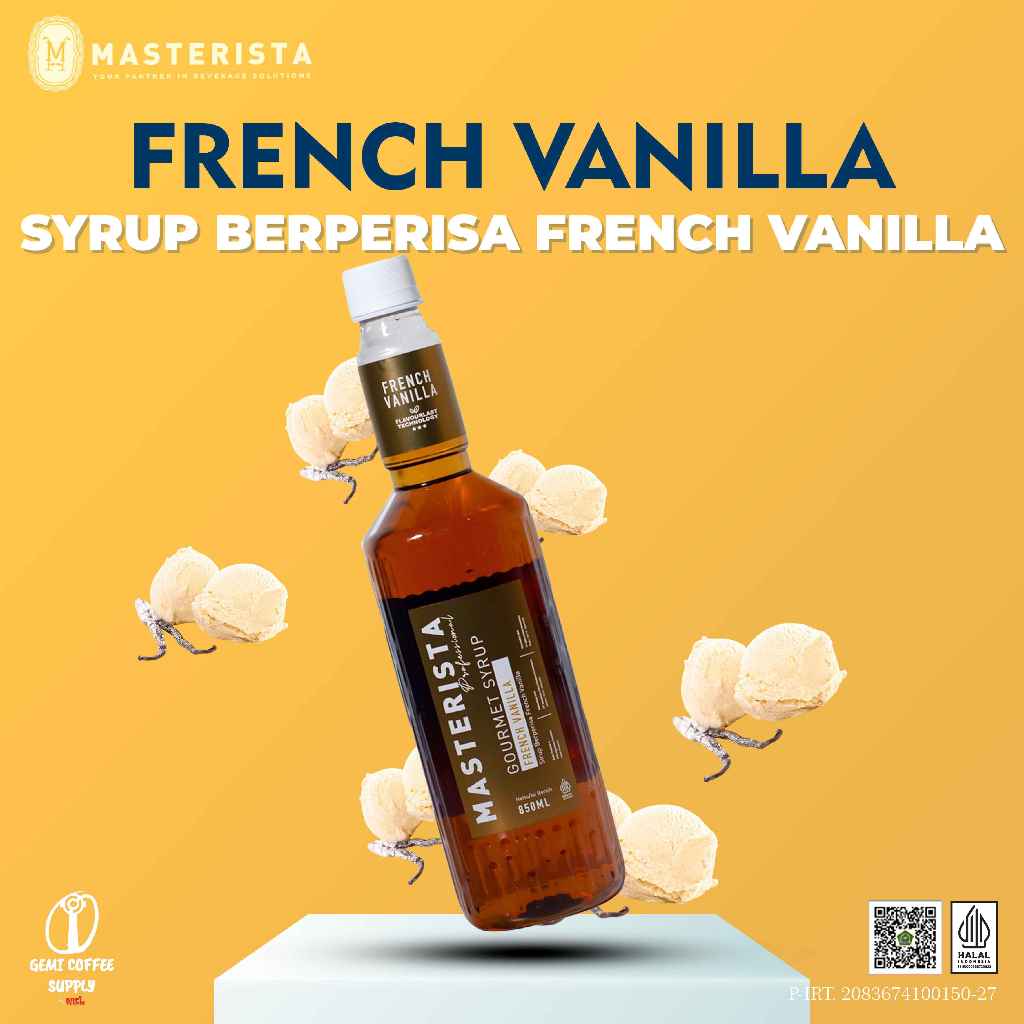 

Masterista Flavour Syrup - French Vanilla 850ml