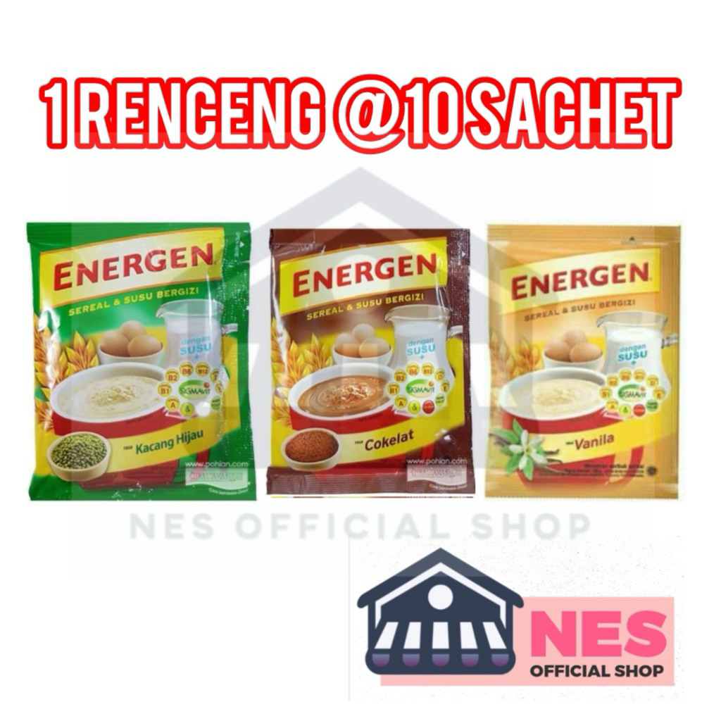 

ENERGEN MINUMAN SEREAL DAN SUSU (10 SACHET)
