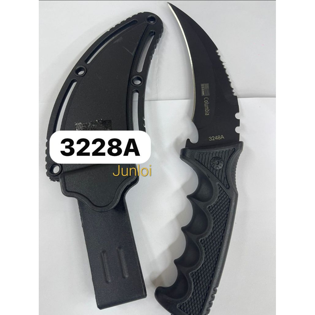 pisau camping columbia kerambit outdoor survival tactical