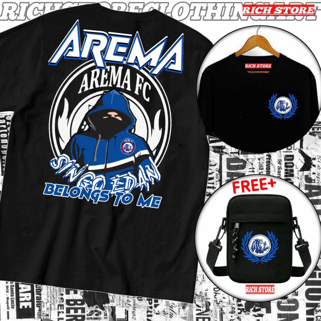 KAOS AREMA MALANG FANS/ULTRAS AREMA KATUN PREMIUM (TS-AREMA MGFN)