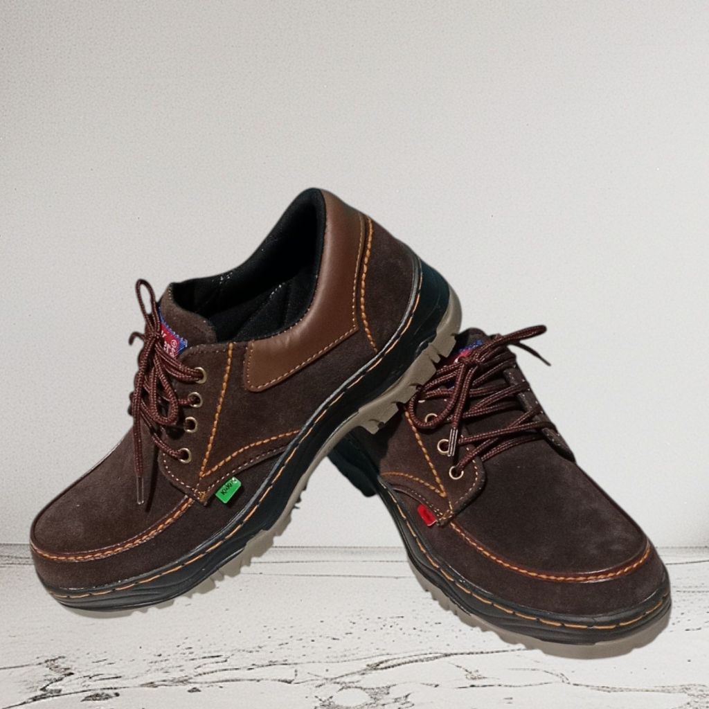 sepatu boots pria sepatu kerja pria sepatu boots bahan suede