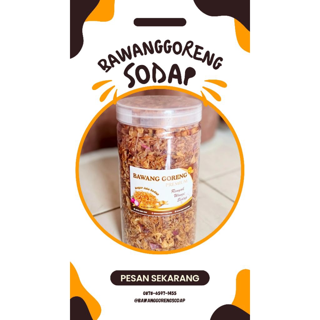 

bawang goreng sodap premium 250gram
