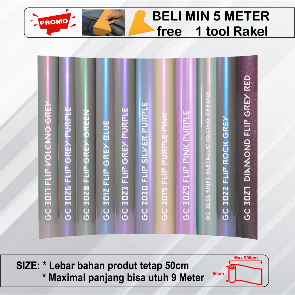 Sticker Magic Candy/stiker warna bunglon/skotlet warna bunglon//stiker pelangi/skotlet pelangi/stike