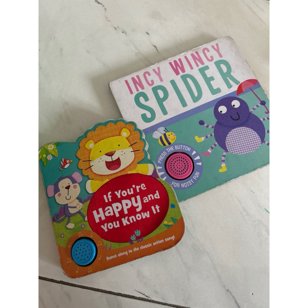 buku musik anak bahasa inggris sound book preloved