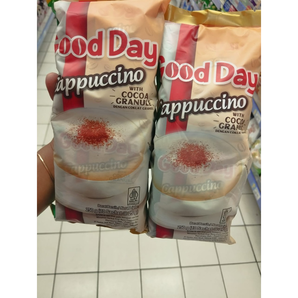 

KOPI GOOD DAY CAPPUCINO 1 Pack 10 sachet x 25gr