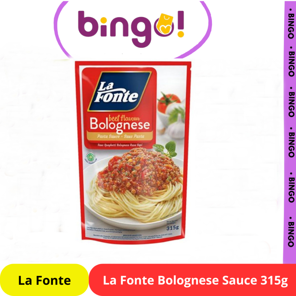 

La Fonte Saos Bolognese 315g / Chicken Bolognese 290g / Carbonara 315g