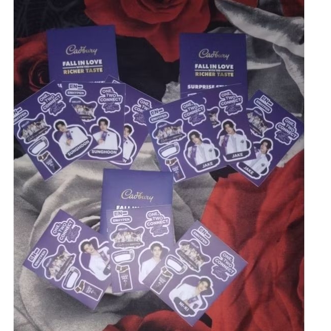 

stiker enhypen x Cadbury | Sunghoon Jake Ni-ki