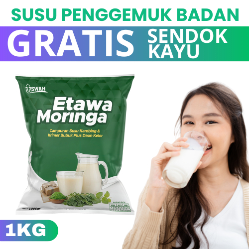 

Etawa Moringa 1KG - Susu Penambah Berat Badan Remaja & Anak – Susu Penggemuk Badan Ampuh