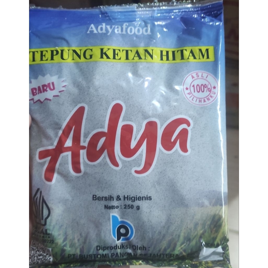 

1 dus adya tepung ketan hitam 250gr