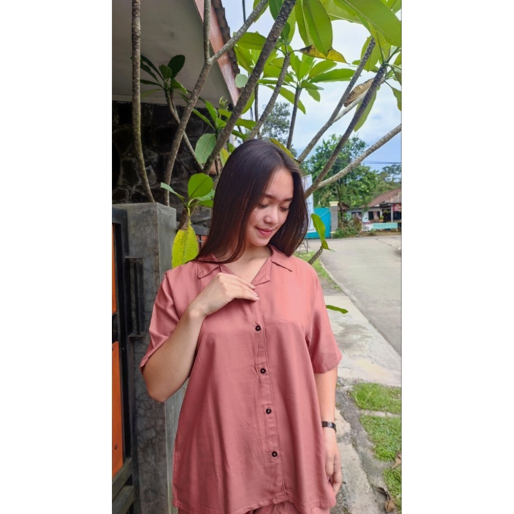 YOUYOU FASHION PIYAMA WANITA SETELAN BAJU TIDUR PANJANG PENDEK HOMEWEAR PIAMA KEKINIAN BAJU BUSUI IB