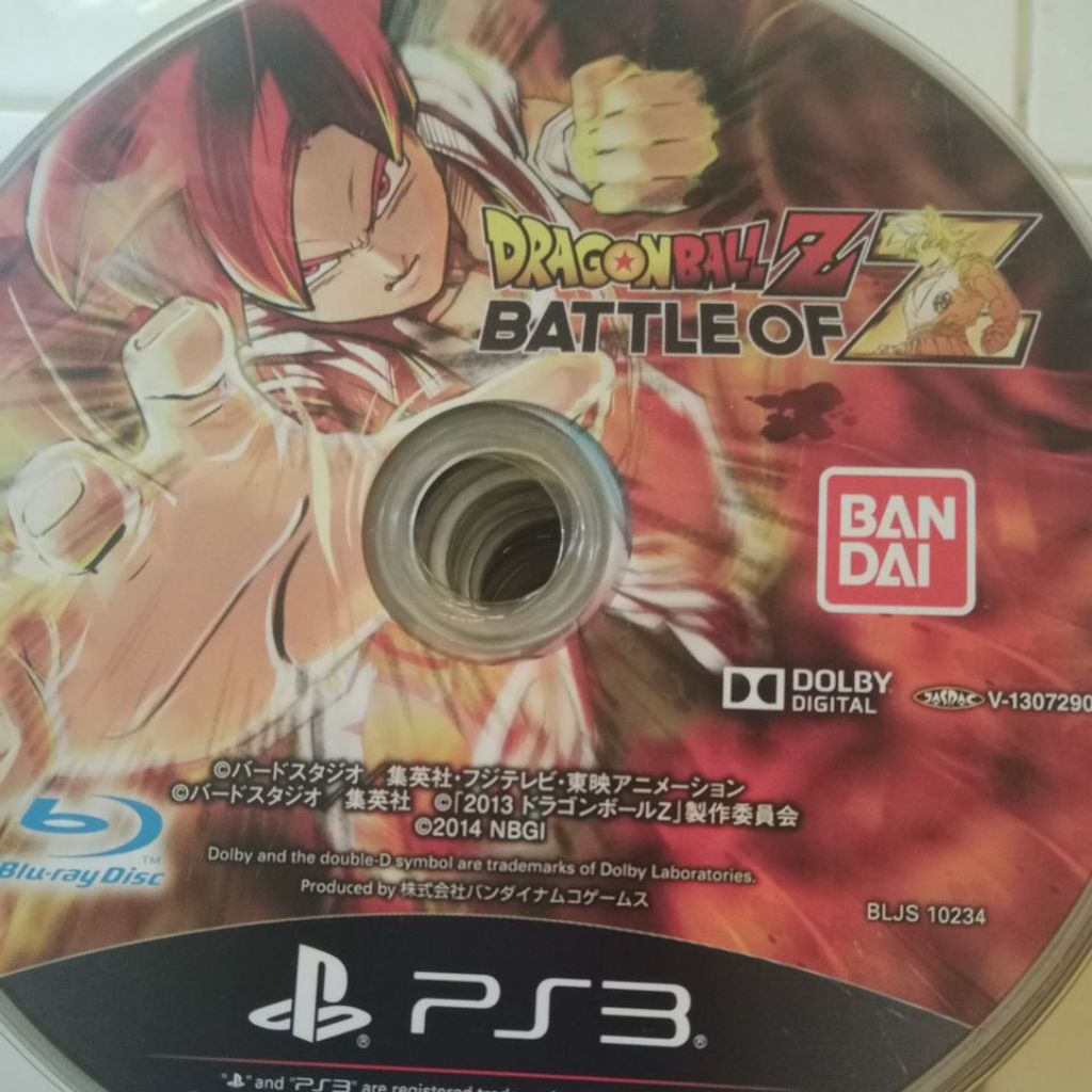 KASET PS3 DRAGON BALL SECOND