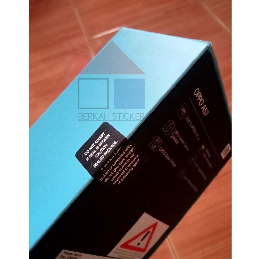 

STICKER SEGEL DUS HANDPHONE MERK OPPO/ISI 50 PCS