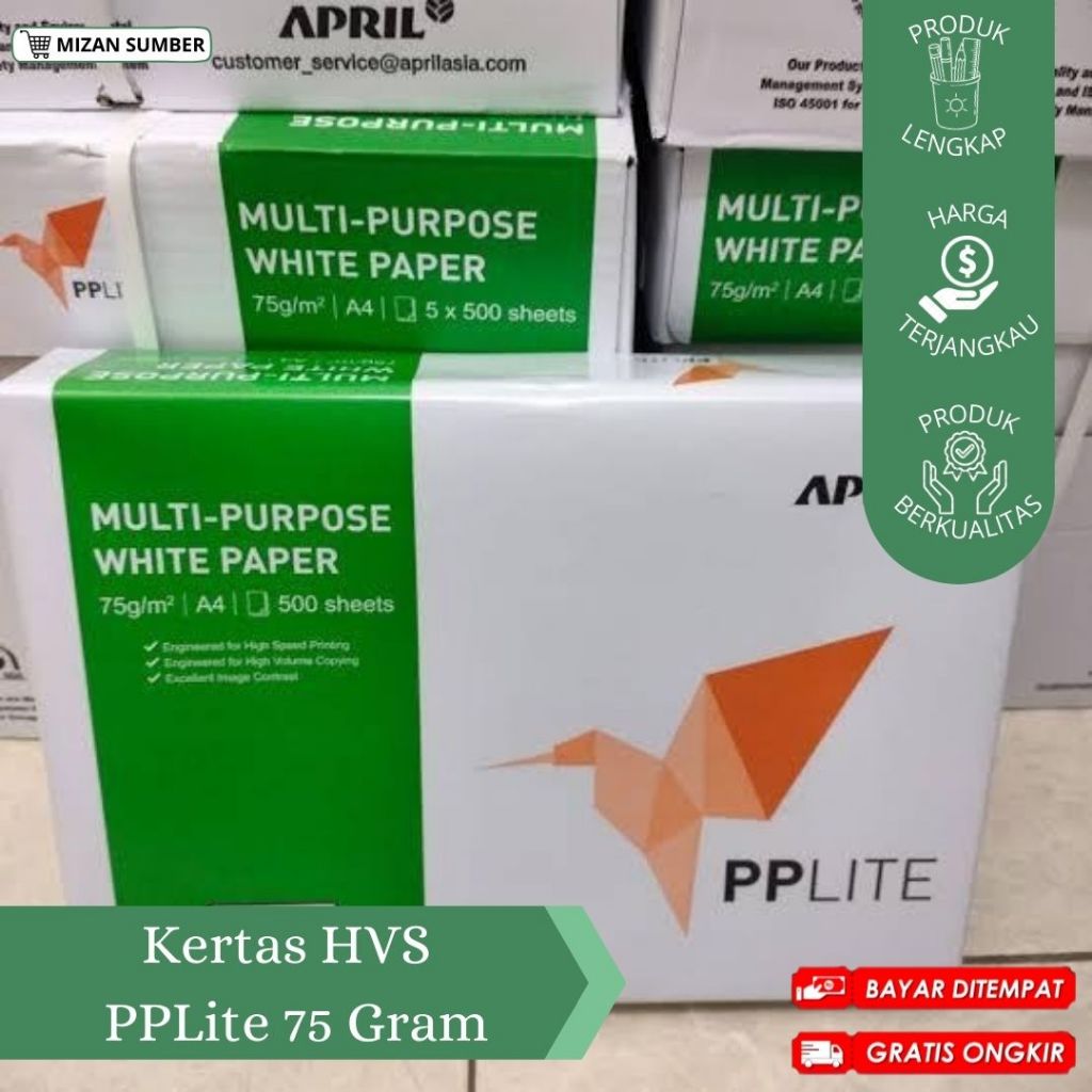 

KERTAS HVS / KERTAS FOTOCOPY / KERTAS PPLITE 75 GSM / KERTAS A4 F4 / ALAT TULIS KANTOR / CIREBON / COD / GRATIS ONGKIR
