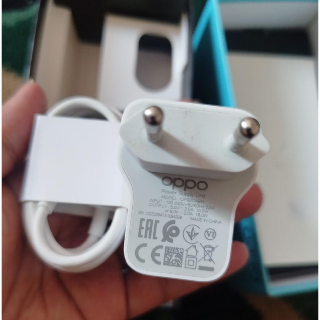 Charger original oppo type c fast charging asli