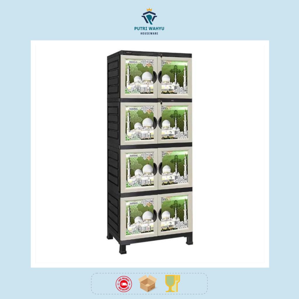 Napolly Cabinet BCBC-XV82CMR - Napolly Wardrobe BCBC-XV82CMR