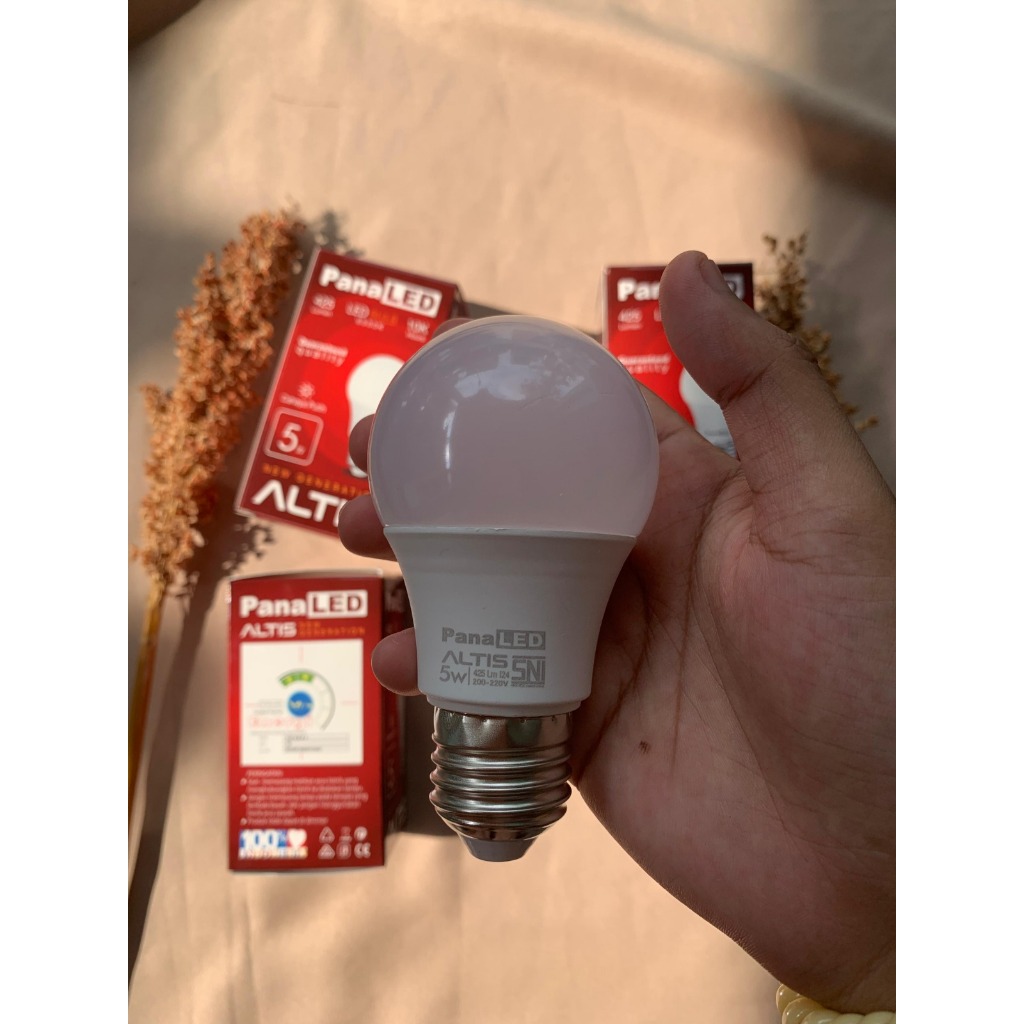 Lampu LED Cahaya Kuning 5W Panaled Altis 5 Watt Lampu Bohlam Panaled Altis LED 5 watt