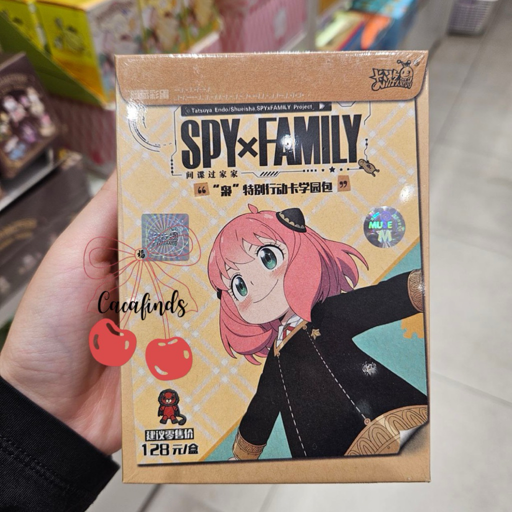 MINISO x Spy X Family‼️Action Card Kayou Anime Spy X Family Collection (1 Pack)