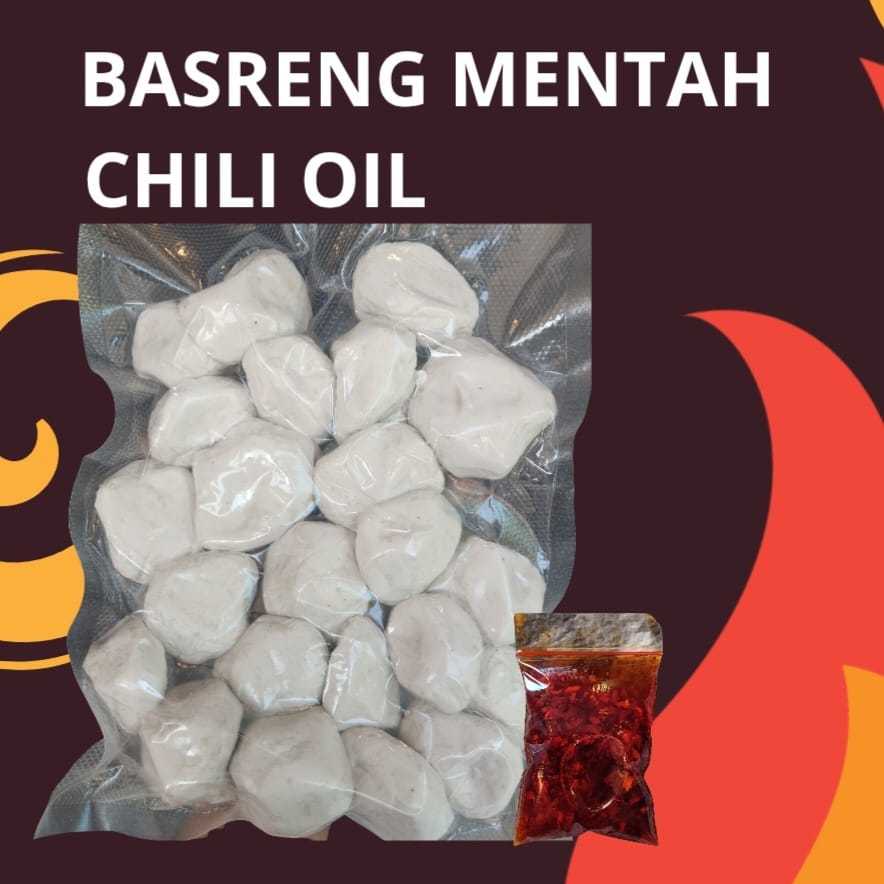 

BASRENG MENTAH CHILI OIL 1KG KEMASAN VAKUM ENAK GURIH