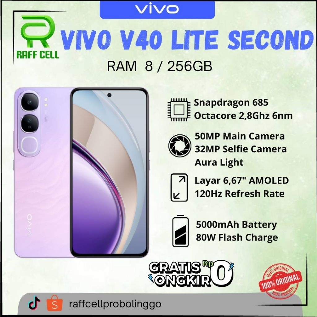 VIVO V40 LITE SECOND