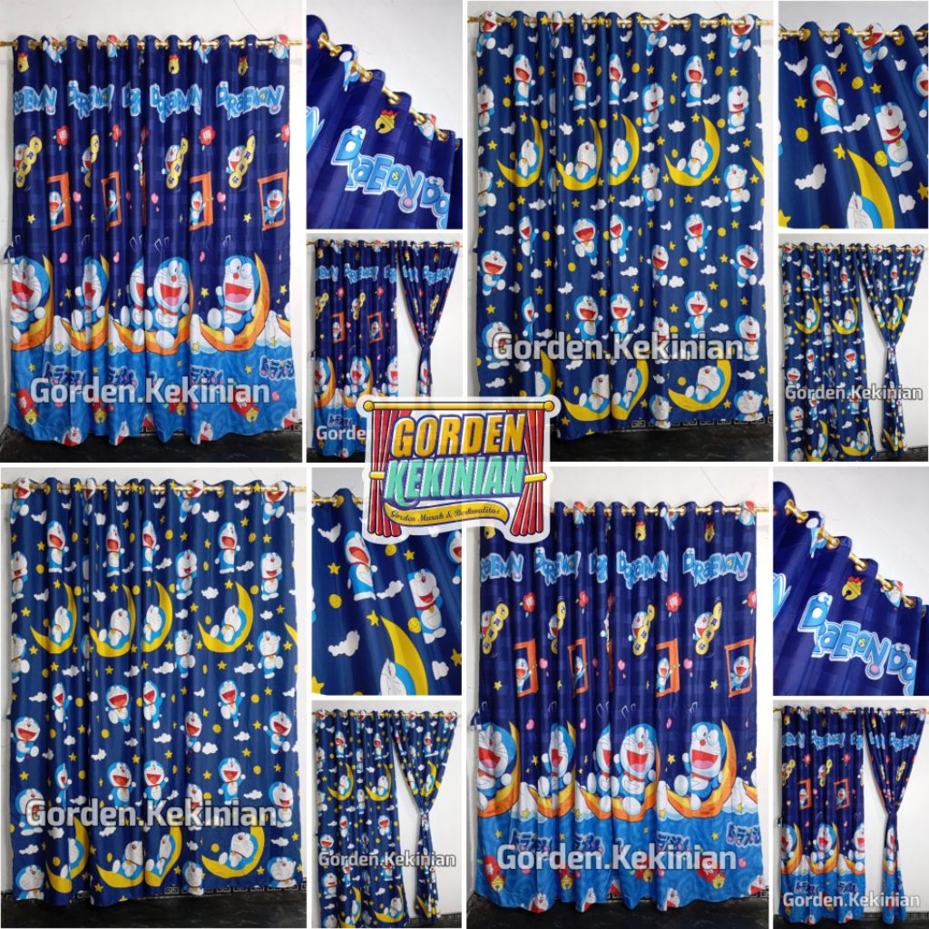Gorden Motif Doraemon Ring 12 Gorden Motif Kartun Gorden Motif Anak Gorden Lucu Gorden Doraemon Gord
