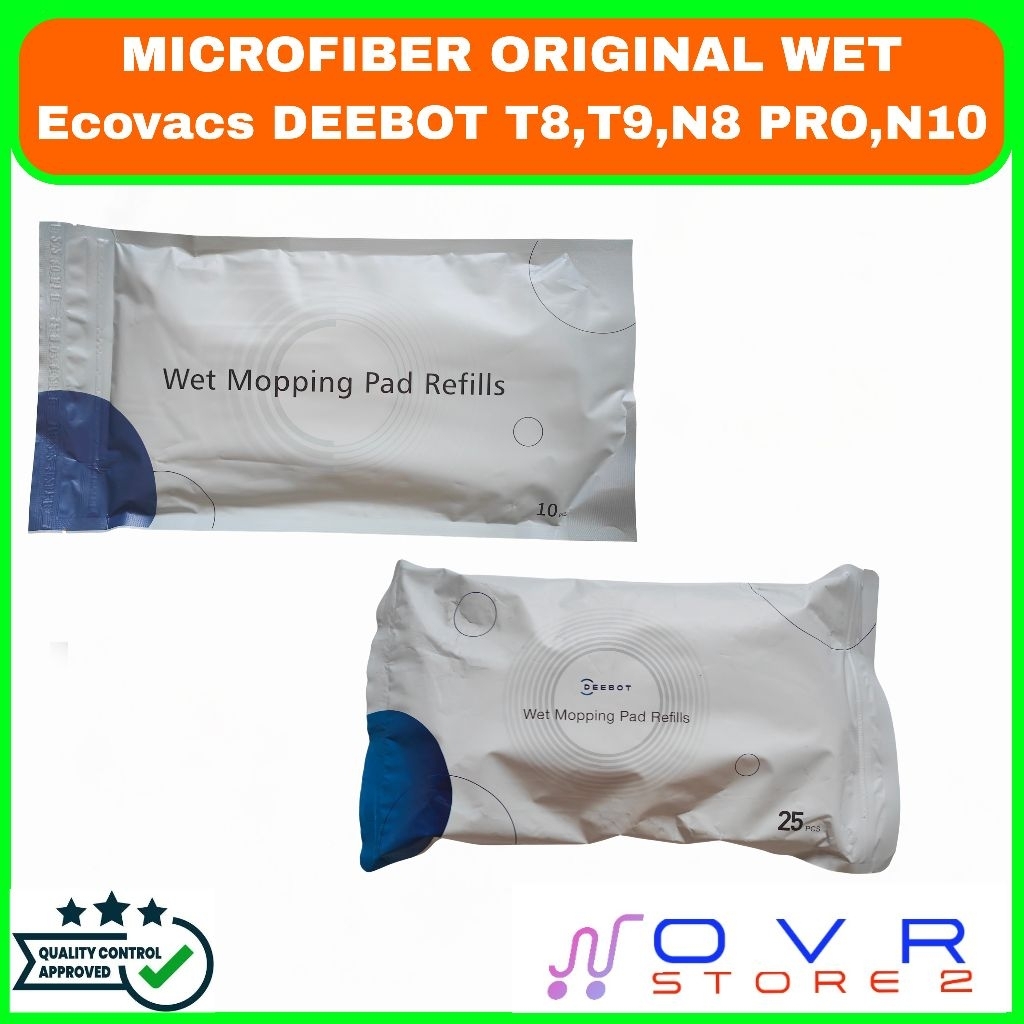 Ecovacs Deebot Ozmo Pro T8 T9 N8 PRO N10 Microfiber Mop ORIGINAL WET