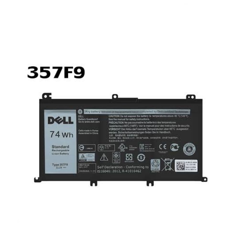 Battery Baterai Dell Inspiron 15 7000 15-7000 357F9 Inspiron 7557 7559 7566 7567 74Wh Original