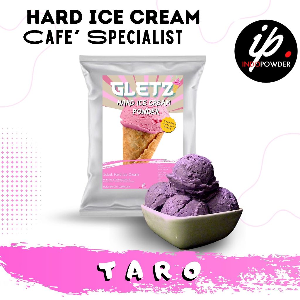

Indopowder - Bubuk ES KRIM / ICE CREAM TARO 1Kg Untuk Cafe, Waralaba, Resto dan Usaha Minuman