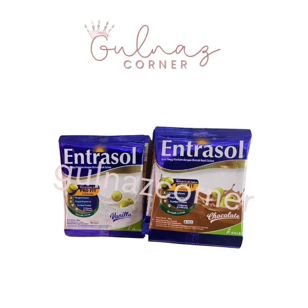 

ENTRASOL RENCENG SUSU BUBUK 5X21 GR | VANILLA CHOCOLATE | SUSU BUBUK RASA COKELAT VANILA