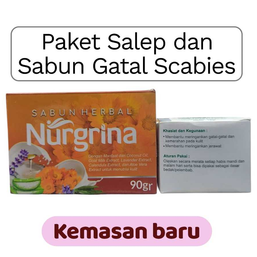 REGINA HERBAL Paket Salep dan Sabun - Paket Perawatan Kulit Gatal Membandel Akibat Scabies Pada Manu
