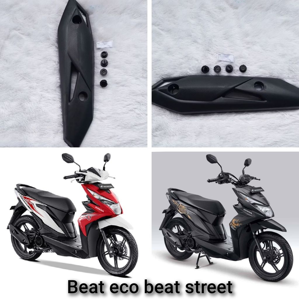 Pelindung knalpot cover tutup knalpot beat fi  K81 2017 sudah ada seal + bus besi tinggal pasang ori