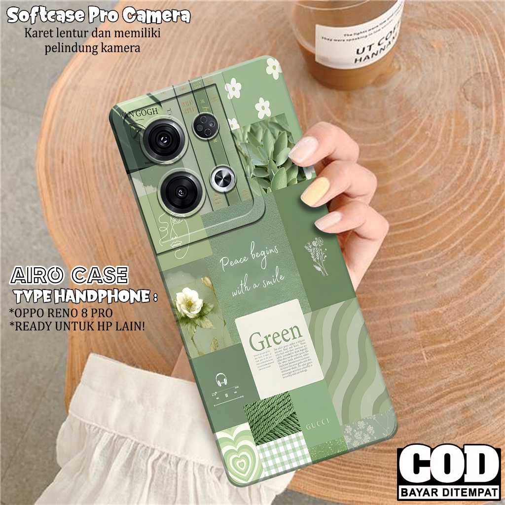Case Oppo Reno 8 pro Terbaru - Softcase Oppo Reno 8 pro - Fashion Case AESTHETIC - Casing Oppo Reno 