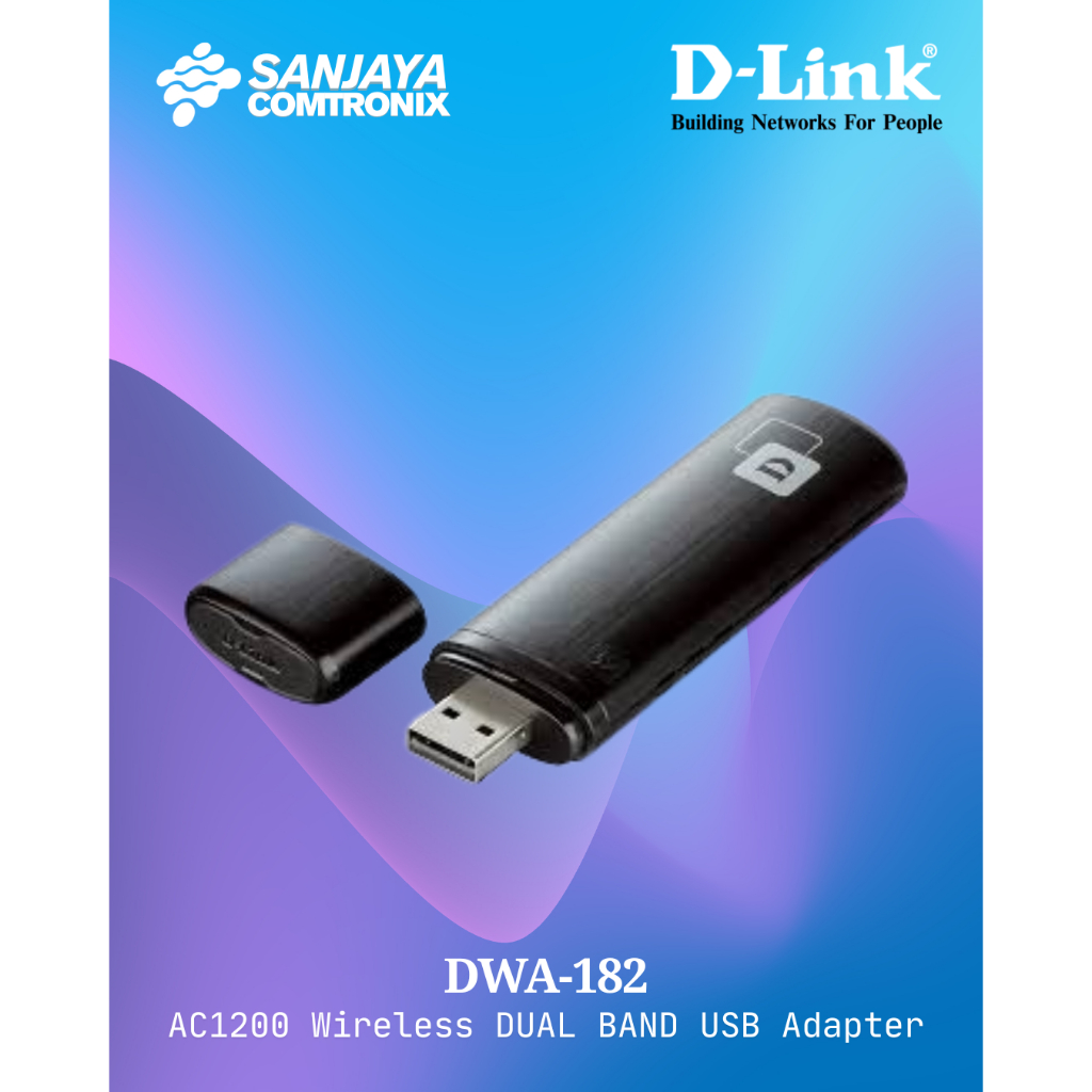 D-Link DWA-182 AC1200 Wireless DUAL BAND USB Adapter