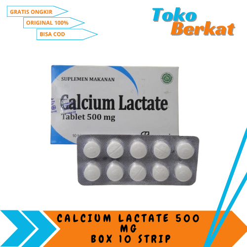 CALCIUM LACTATE 500 MG  BOX 10 STRIP