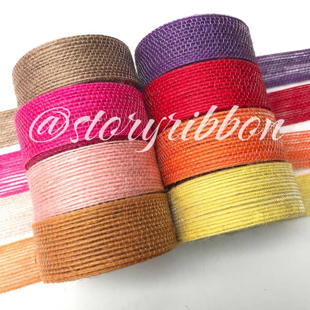 

10 YARD - 2.5 CM / PITA GONI ANEKA WARNA / PITA GONI WARNA WARNI / GONI WARNA