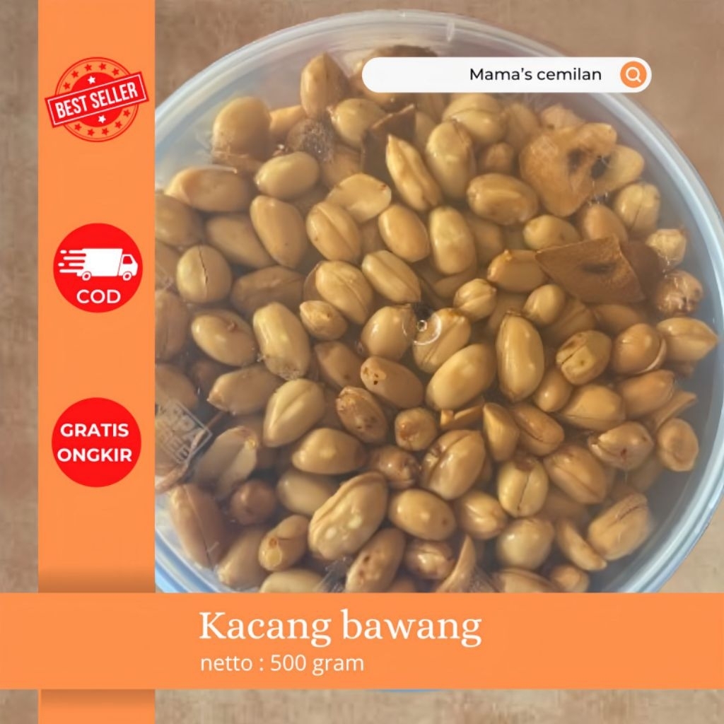 

kacang goreng bawang asin gurih homemade