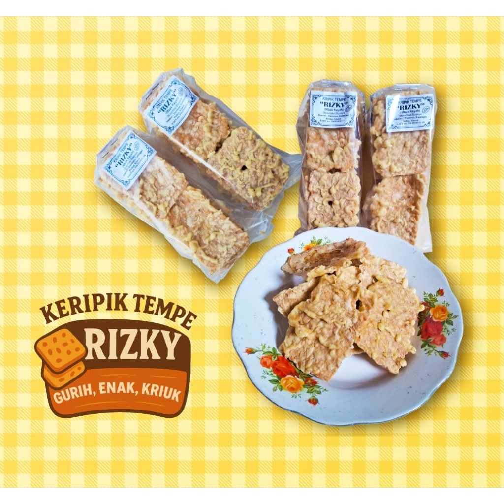 

Keripik Tempe Rizki 100 gr
