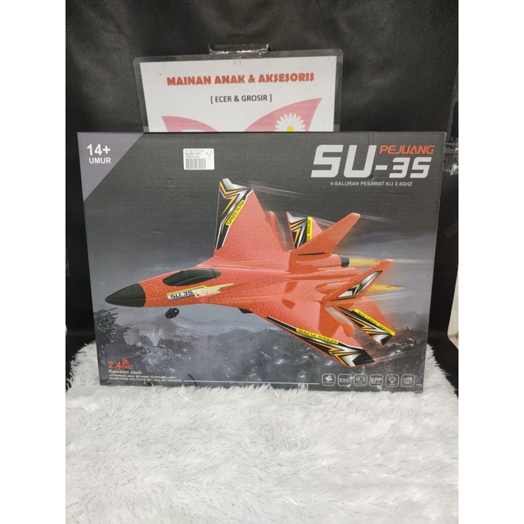 RC FIGHTER SU-35// PEJUANG SU-35// RC PESAWAT// MAINAN RC