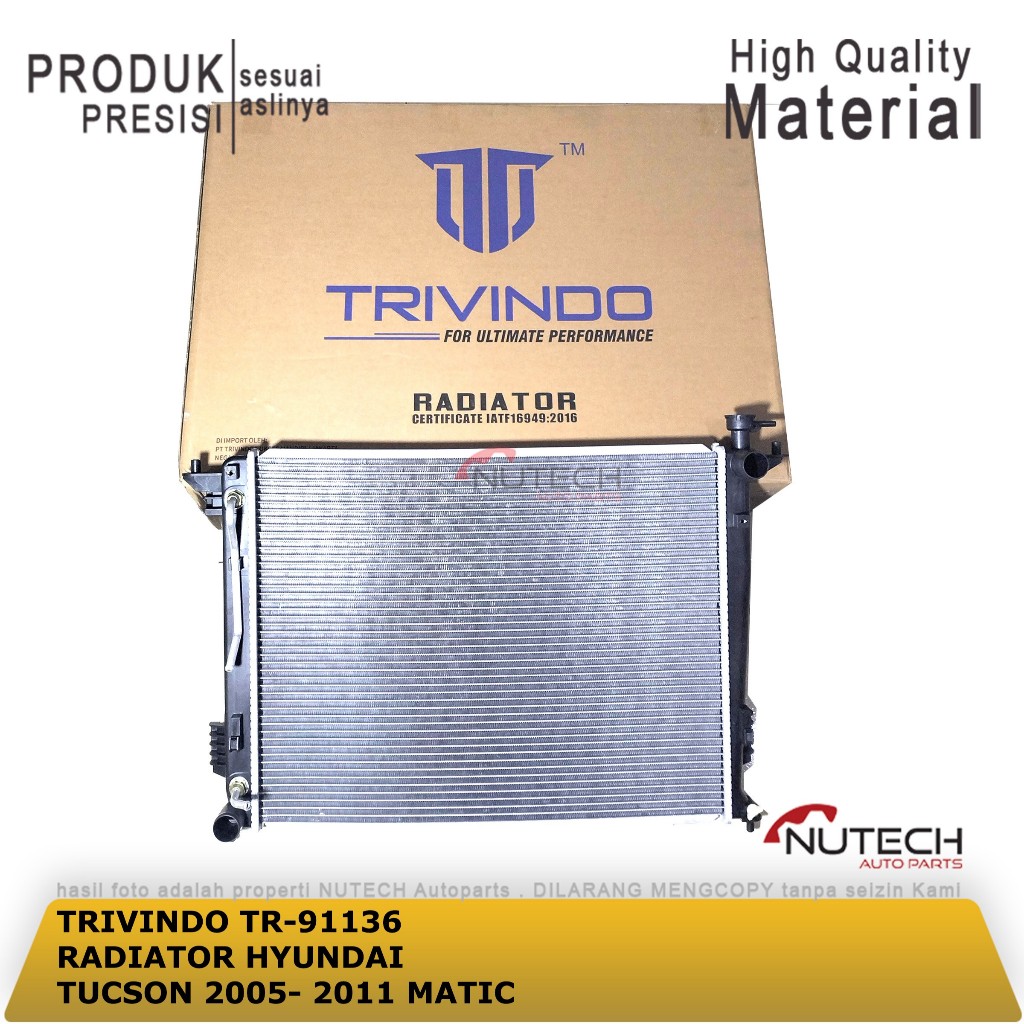RADIATOR HYUNDAI TUCSON 2005- 2011 MATIC