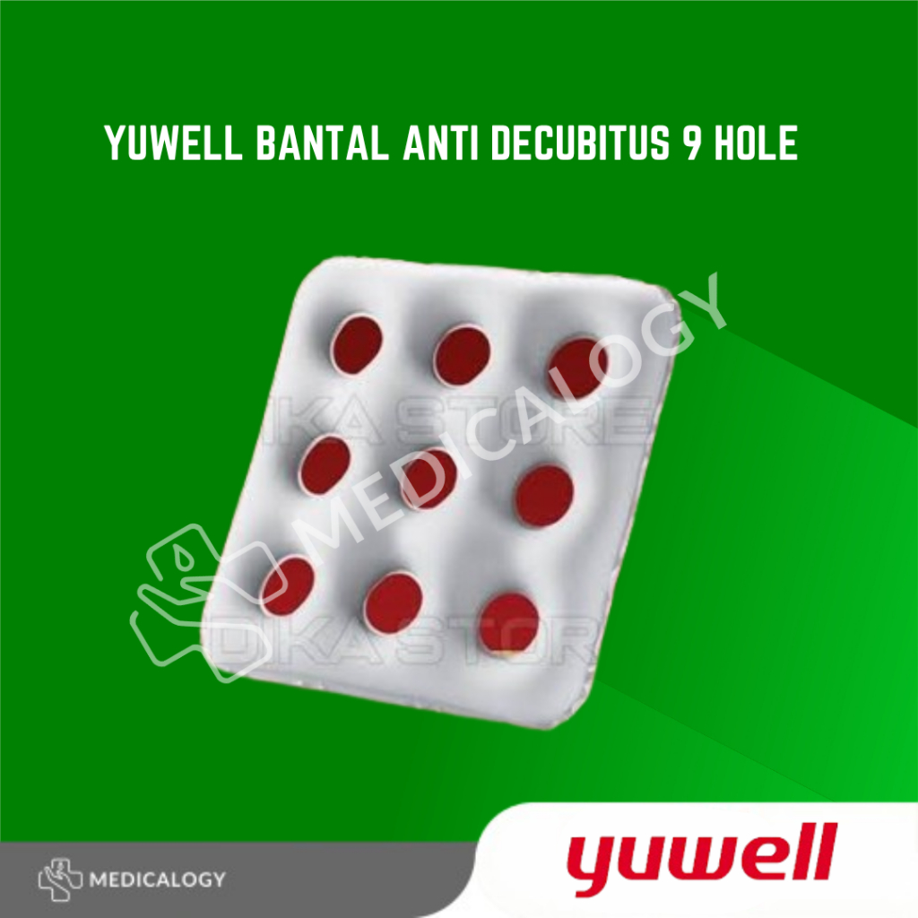 Yuwell Bantal Anti Decubitus Kursi Roda 9 Hole Bantal Kursi Roda