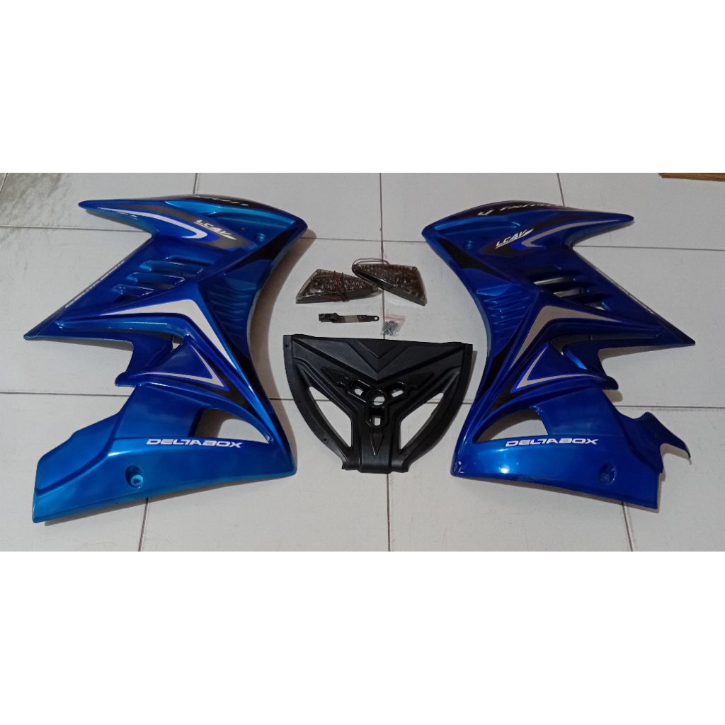 Semi fairing Vixion New 2013-2018 Biru.