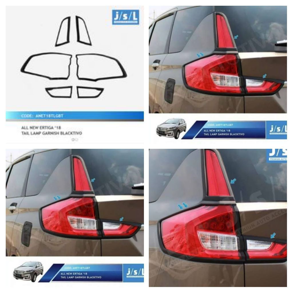 GARNIS LAMPU BELAKANG SUZUKI XL7 HITAM ORIGINAL JSL