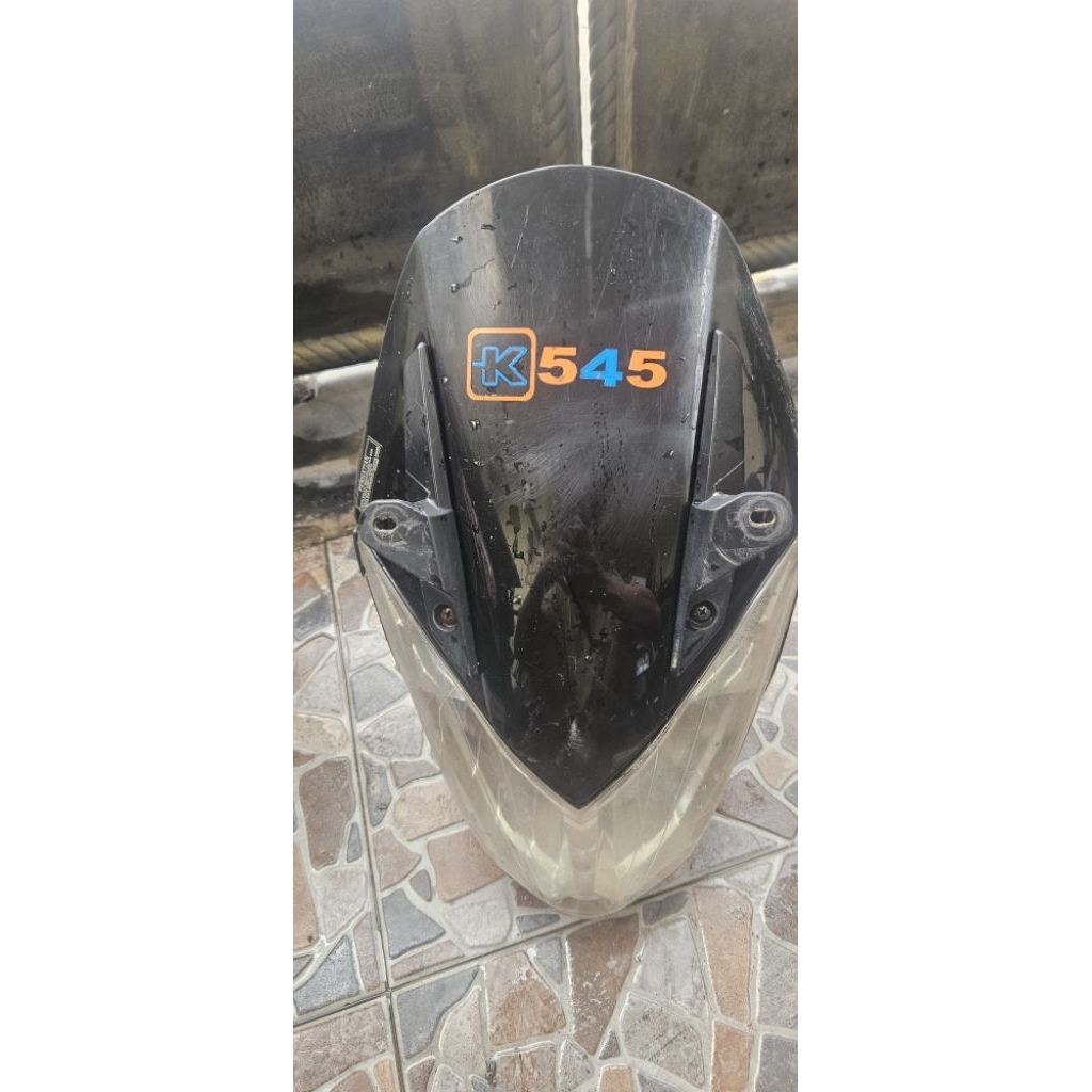 Lampu depan cs1 headlamp tameng visor dudukan breket bracket