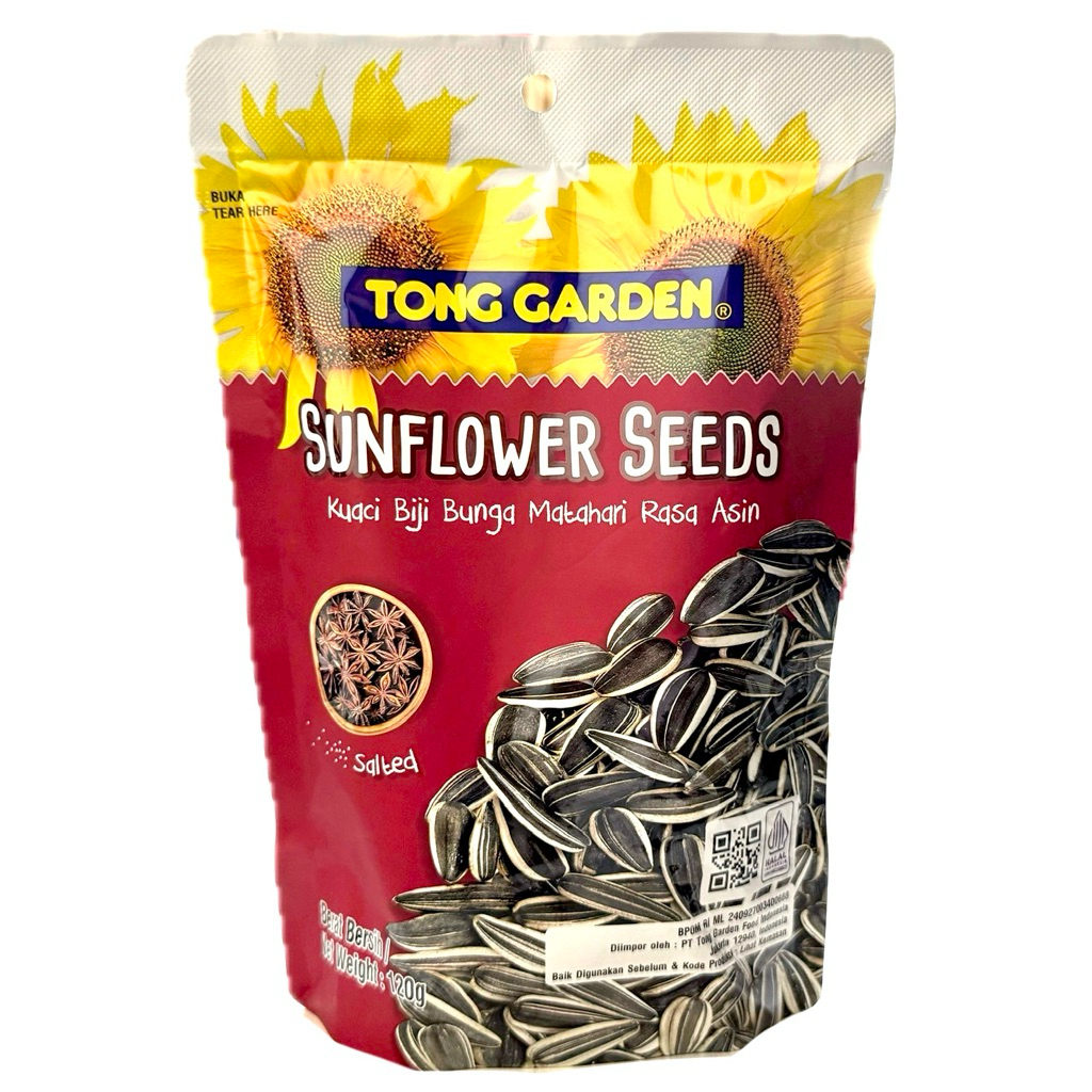 

Tong Garden Sunflower Seeds Kuaci Biji Bunga Matahari 120g