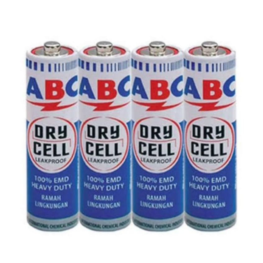 BATU BATERAI / BATERAI ABC DRY CELL AA / BATERAI ABC AA / BATERAI ABC A2 BIRU