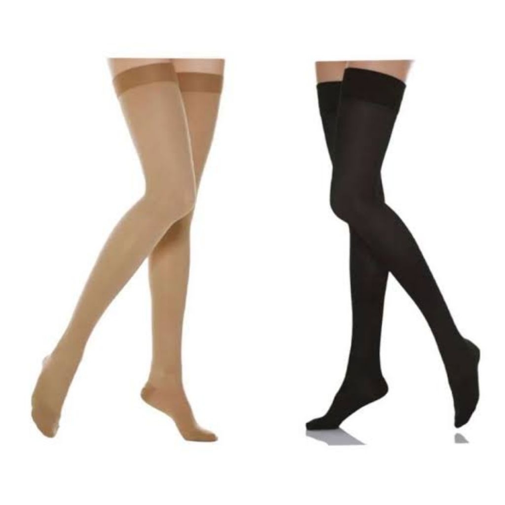 Stocking Sepaha Stoking Sexy Stoking Hitam Cream