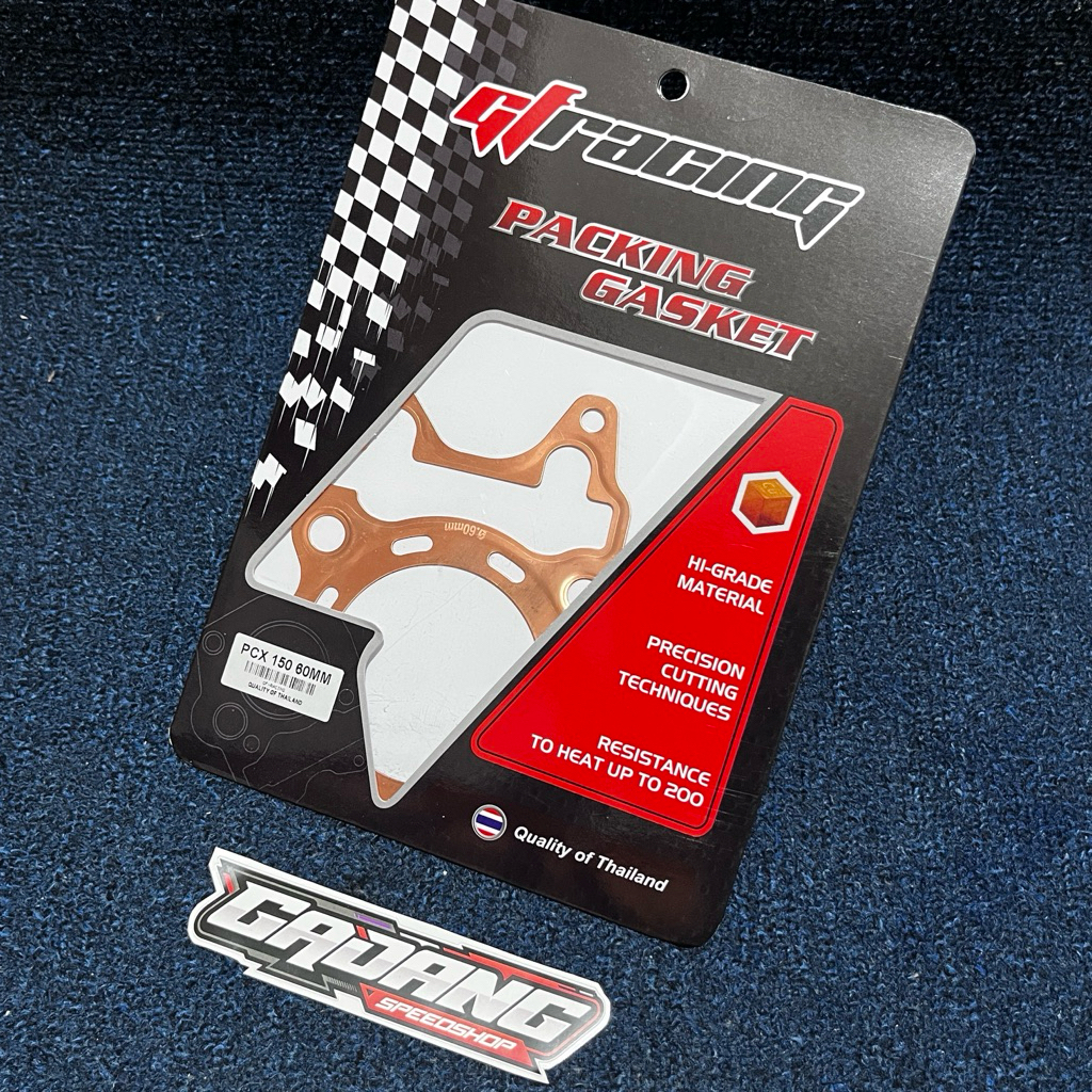 Packing Head Paking Tembaga GF Racing Pcx 150 Adv 150 Vario 150 Diameter 60mm Tebal 0,5mm