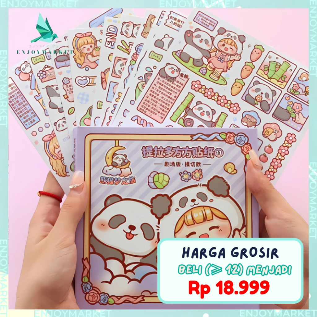 

Stiker Pack Aesthetic DIY Jurnal Edisi Panda Girl TLD143